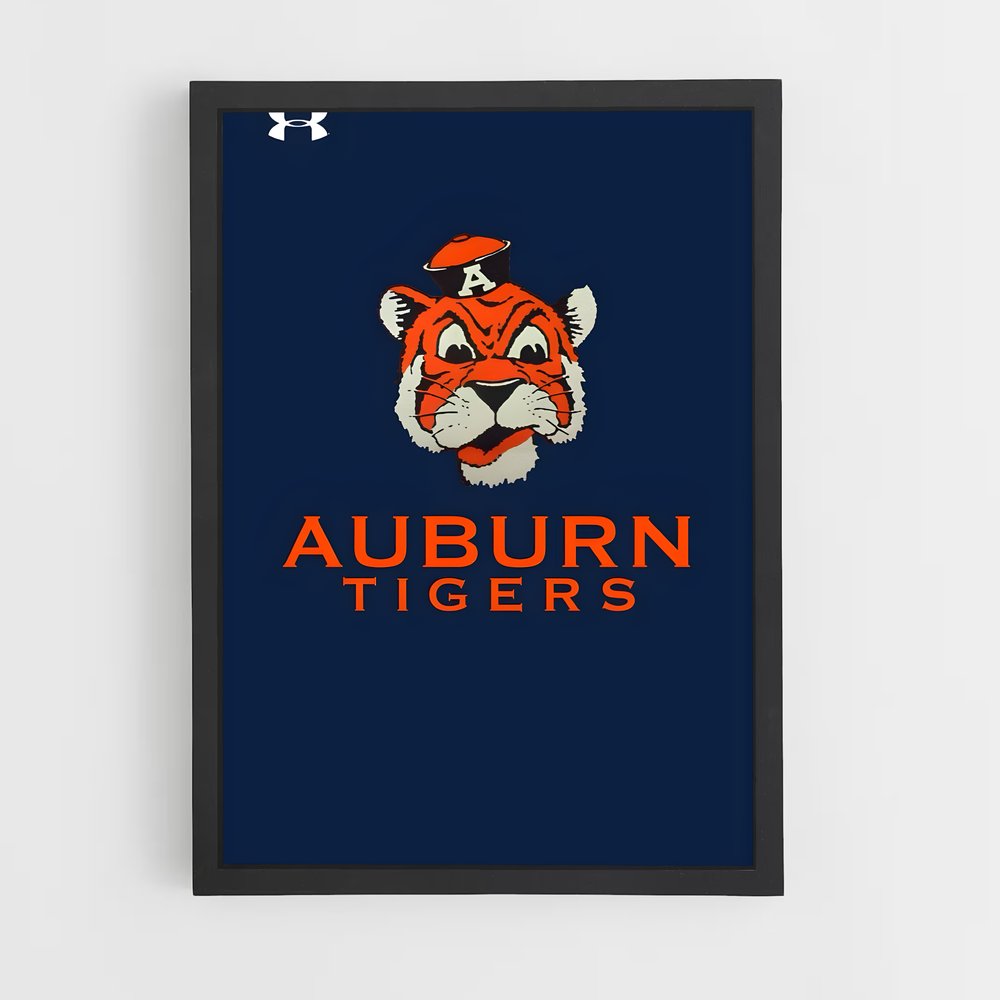Poster Auburn tigers college – affiche Basketball (vue 2)
